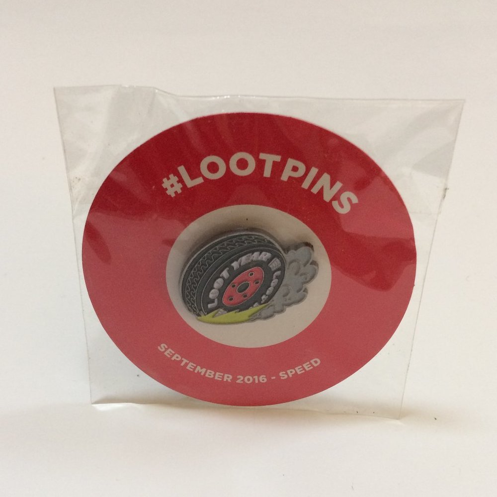 Loot Crate September 2016 "Speed" Pin